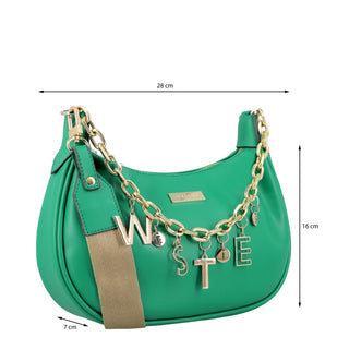 Bolsa Crossbody WESTIES Hbgigantuswe Likuku Sintetico Color Verde