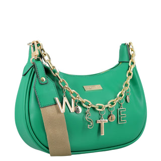 Bolsa Crossbody WESTIES Hbgigantuswe Likuku Sintetico Color Verde