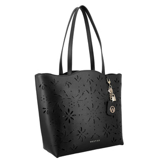 Bolsa Tote WESTIES Hbharlett2we Halrock Sintetico Color Negro