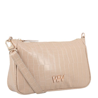 Bolsa Shoulder WESTIES Hbhiebawe  Sintetico Color Beige