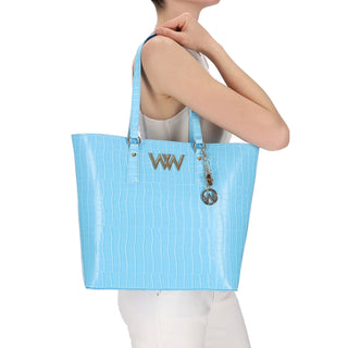 Bolsa Tote WESTIES Hbhispiwe  Sintetico Color Azul