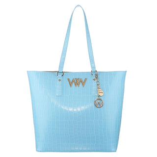 Bolsa Tote WESTIES Hbhispiwe  Sintetico Color Azul