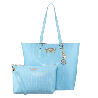 Bolsa Tote WESTIES Hbhispiwe  Sintetico Color Azul