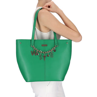 Bolsa Tote WESTIES Hbikiitwe Likuku Sintetico Color Verde