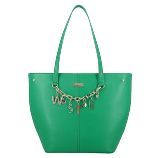 Bolsa Tote WESTIES Hbikiitwe Likuku Sintetico Color Verde