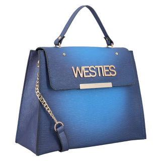 Bolsa de Mano WESTIES Hbirderwe Ulamis Sintetico Color Azul