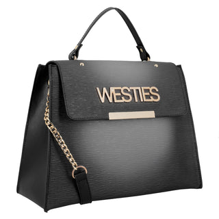 Bolsa de Mano WESTIES Hbirderwe Ulamis Sintetico Color Negro