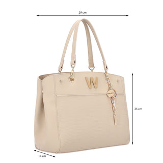 Bolsa de Mano WESTIES Hbmartre8we Dalinar Sintetico Color Beige