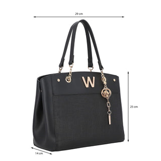 Bolsa de Mano WESTIES Hbmartre8we Dalinar Sintetico Color Negro