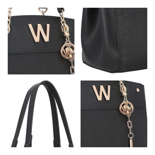 Bolsa de Mano WESTIES Hbmartre8we Dalinar Sintetico Color Negro