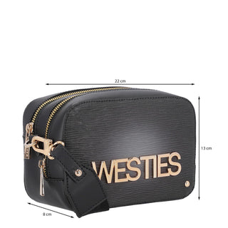 Bolsa Crossbody WESTIES Hbmikeelwe Ulamis Sintetico Color Negro