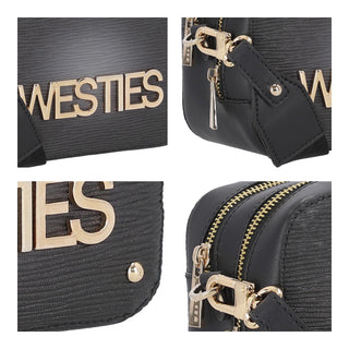 Bolsa Crossbody WESTIES Hbmikeelwe Ulamis Sintetico Color Negro