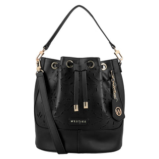 Bolsa Crossbody WESTIES Hborelda2we Halrock Sintetico Color Negro