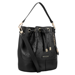 Bolsa Crossbody WESTIES Hborelda2we Halrock Sintetico Color Negro