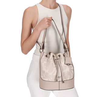 Bolsa Crossbody WESTIES Hboreldawe Elezu Textil Color Beige