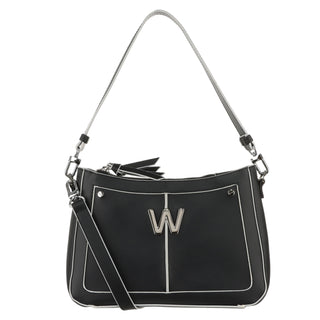 Bolsa Crossbody WESTIES Hbreptiliowe  Sintetico Color Negro