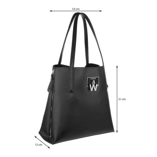 Bolsa Tote WESTIES Hbtalston6we Tangsodo Sintetico Color Negro