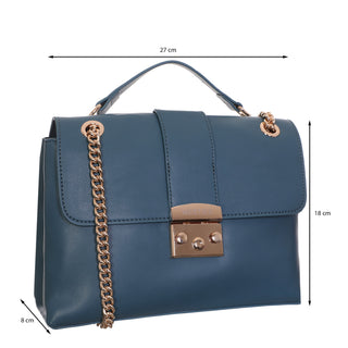 Bolsa Crossbody WESTIES Hbamarillowe  Sintetico Color Azul