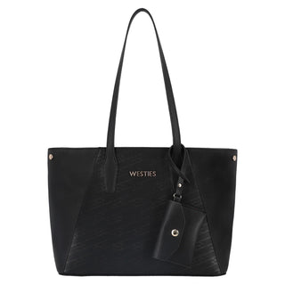 Bolsa Tote WESTIES Hbamiko8we Ditalini Sintetico Color Negro