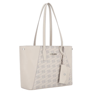 Bolsa Tote WESTIES Hbamiko8we Ditalini Sintetico Color Gris