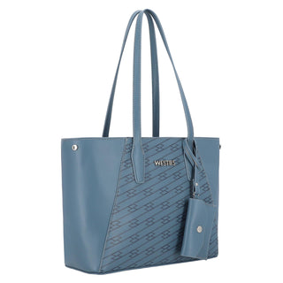 Bolsa Tote WESTIES Hbamiko8we  Sintetico Color Azul