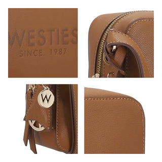 Bolsa Crossbody WESTIES Hbdofine6we Sakatth Sintetico Color Cafe