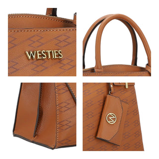 Bolsa de Mano WESTIES Hbepimeteowe Ditalini Sintetico Color Cafe