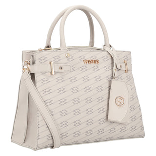 Bolsa de Mano WESTIES Hbepimeteowe  Sintetico Color Gris