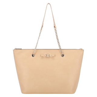 Bolsa Tote WESTIES Hbzubenewe  Sintetico Color Beige