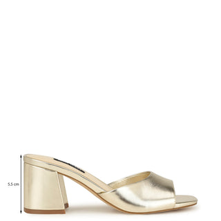 MULE NINE WEST Wngagen3  Sintetico Color Metalico