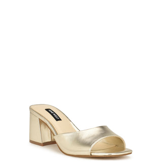 MULE NINE WEST Wngagen3  Sintetico Color Metalico