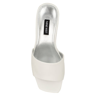 Zapato Destalonado con tacon NINE WEST Wnoklee8  Sintetico Color Blanco