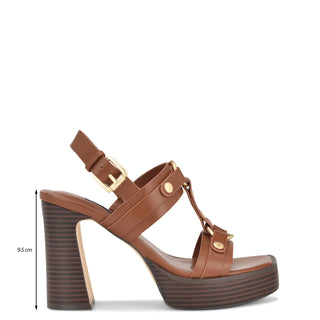 Sandalia NINE WEST Wnopell3  Sintetico Color Cafe