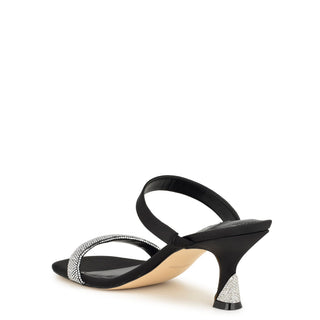 MULE NINE WEST Wnshimme2  Satin Color Negro