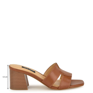 Zapato Destalonado NINE WEST Wngriselda3  Sintetico Color Cafe