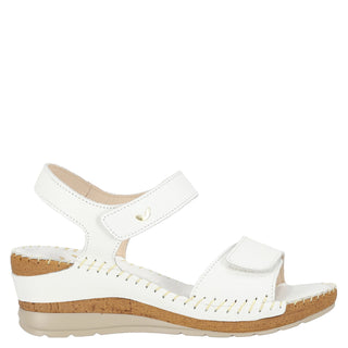 Zapato con Plataforma W CONFORT Wtkory  Piel Color Blanco