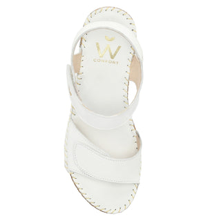 Zapato con Plataforma W CONFORT Wtkory  Piel Color Blanco