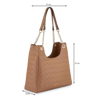 Bolsa tote NINE WEST Ngw556210 Bryn lee Sintetico Color Cafe