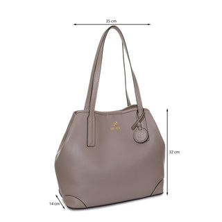 Bolsa Tote NINE WEST Ngv127323 Delaine Sintetico Color Gris