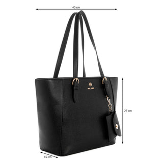 Bolsa Tote NINE WEST Ngx540924 Siera Sintetico Color Negro