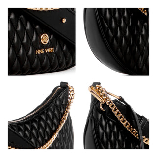 Bolsa Crossbody NINE WEST Ngq130413 Caelia Sintetico Color Negro