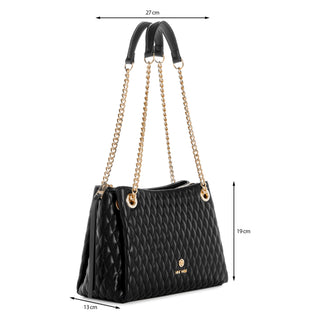 Bolsa de Mano NINE WEST Ngq130408  Sintetico Color Negro