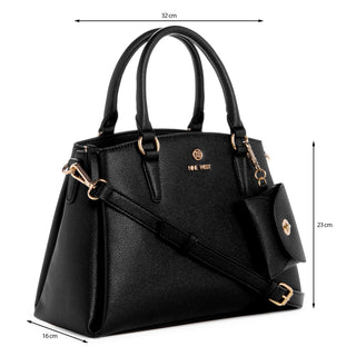 Bolsa de Mano NINE WEST Ngx540906  Sintetico Color Negro