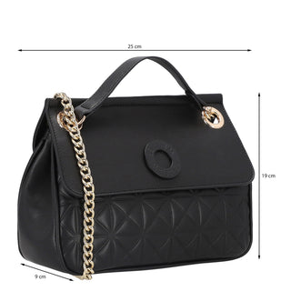 Bolsa Crossbody WESTIES Hbaeirithwe Baljeet Sintetico Color Negro