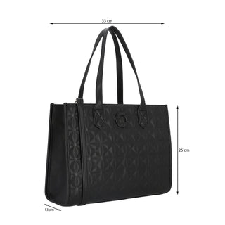 Bolsa Tote WESTIES Hbtizianowe Baljeet Sintetico Color Negro