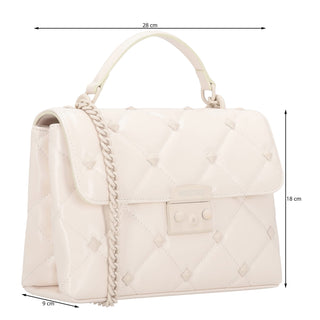 Bolsa Crossbody WESTIES Hbamarillo2we  Sintetico Color Blanco