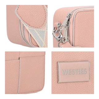 Bolsa Crossbody WESTIES Hbhotoriwe  Sintetico Color Rosa