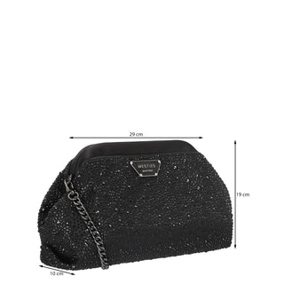 Bolso Clutch o Bolso de Mano WESTIES Hbpunot2we Horologii Sintetico Color Negro