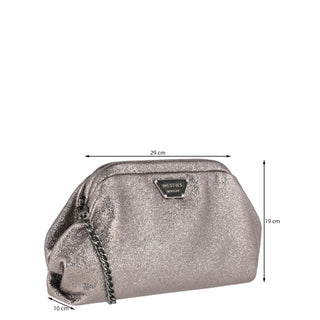 Bolso Clutch o Bolso de Mano WESTIES Hbpunot2we Horologii Sintetico Color Metalico