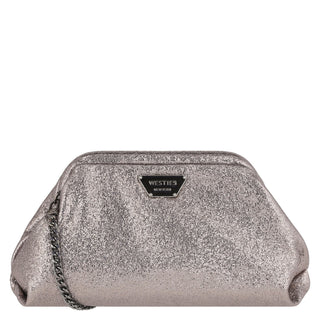 Bolso Clutch o Bolso de Mano WESTIES Hbpunot2we Horologii Sintetico Color Metalico